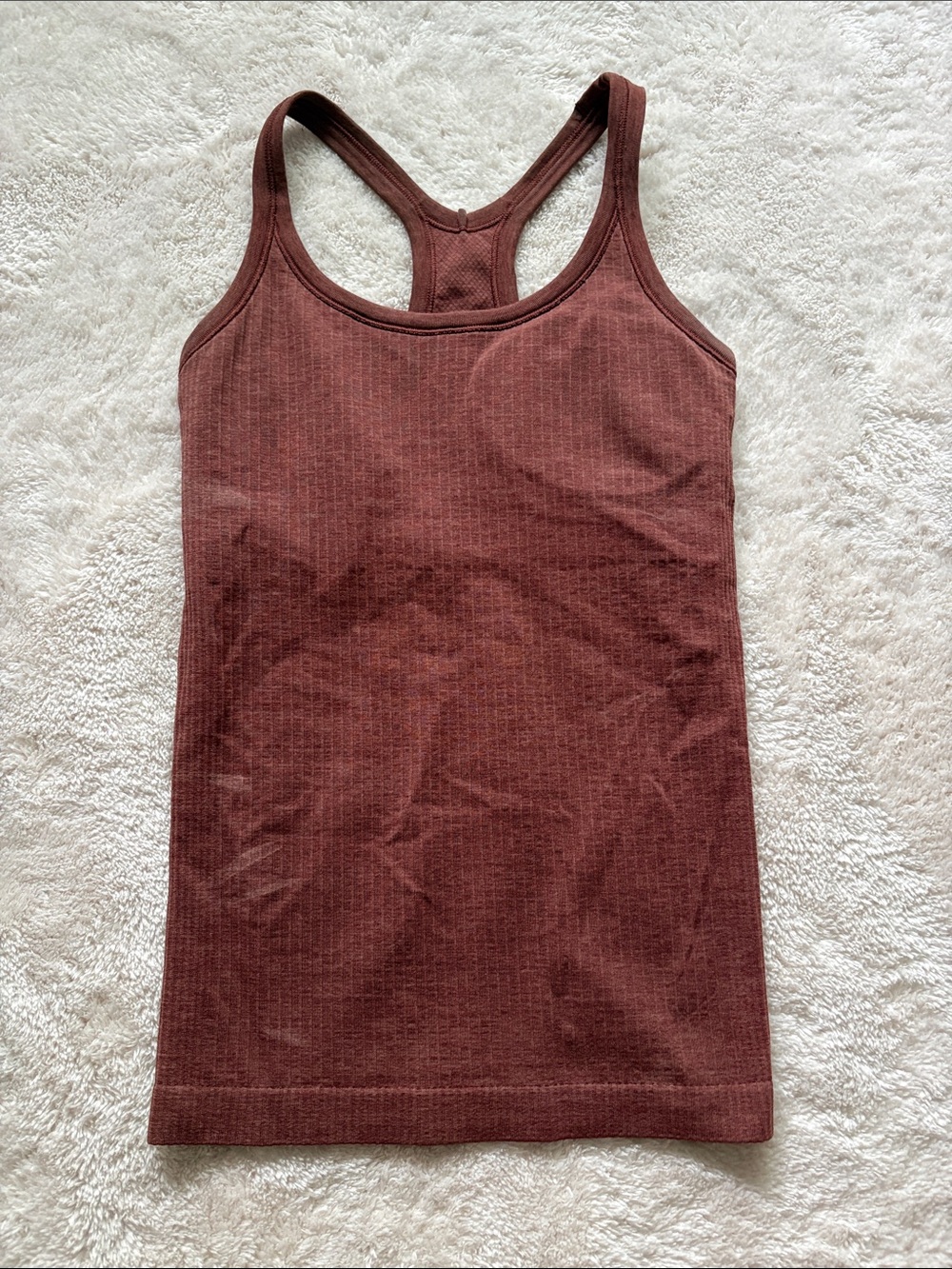 lululemon athletica Ribbed Racerback Tank - Deep Brown